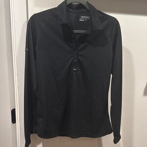 Nike Golf Black Long Sleeve Polo Shirt
